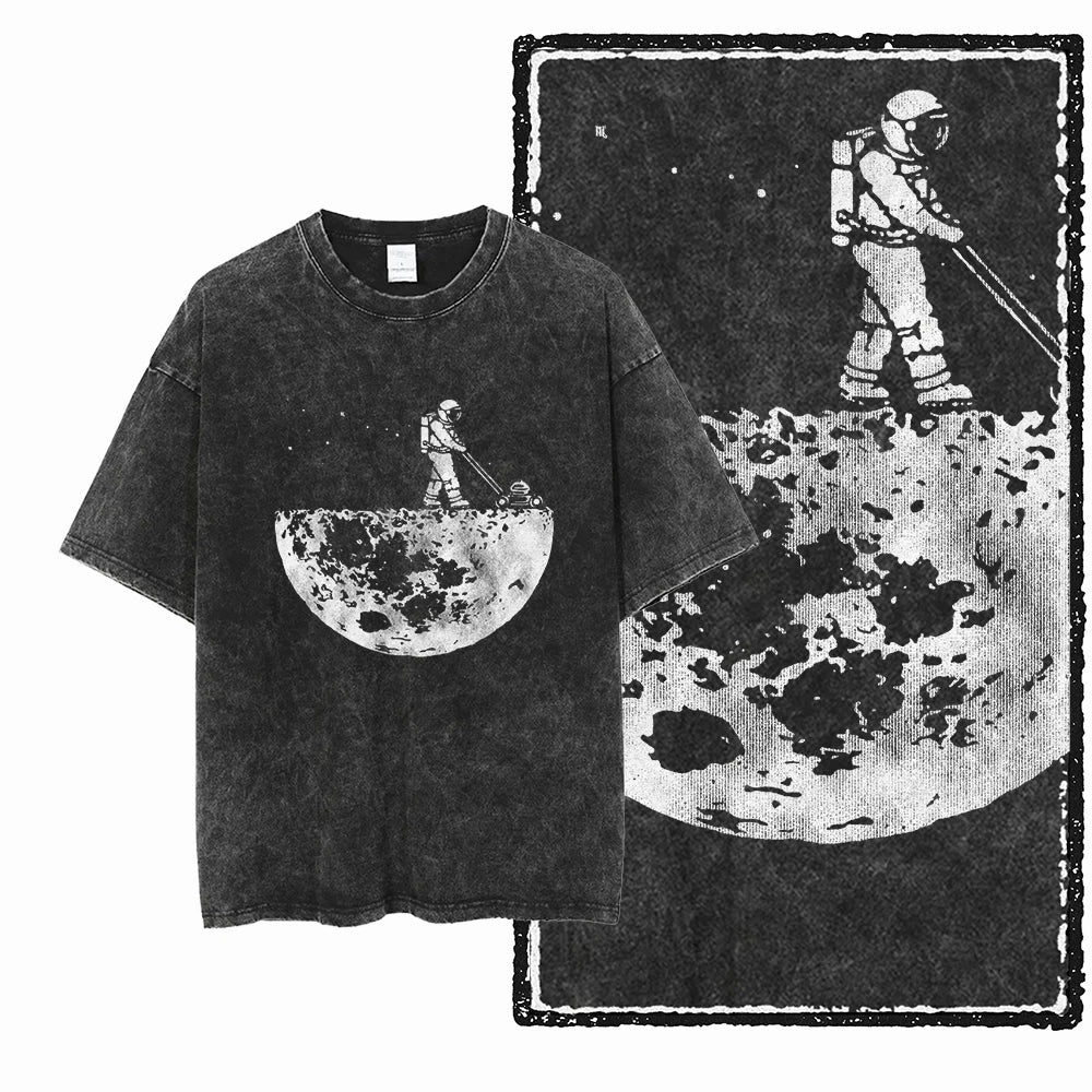 Cheap T-shirt Jerseys SA ASTRONAUT SPACE THEMES Printed Cotton Acid Washed Graphic Unisex T Shirt Cool Streetwear Men Tshirts Big Size Tee for men