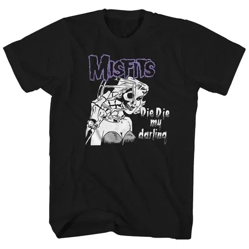 Cheap T-shirt Jerseys New Fashion Misfits Punk Style Tshirt Retro Street Skull Pattern Men's T-shirt