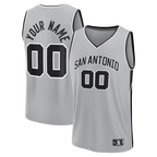 Choea SA.Spurs Fanatics Silver Fastbreak Custom Jerseys - Statement Edition