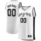 Choea SA.Spurs Fanatics White Fast Break Custom Replica Jerseys - Association Edition