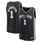 Choea SA.Spurs #1 Victor Wembanyama Black Swingman Jerseys - Icon Edition