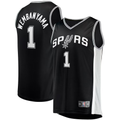 Choea SA.Spurs #1 Victor Wembanyama Fanatics Black Fast Break Replica Jerseys - Icon Edition