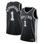 Choea SA.Spurs #1 Victor Wembanyama Fanatics Black Fast Break Replica Player Jerseys - Icon Edition