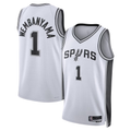Choea SA.Spurs #1 Victor Wembanyama White Swingman Jerseys - Association Edition