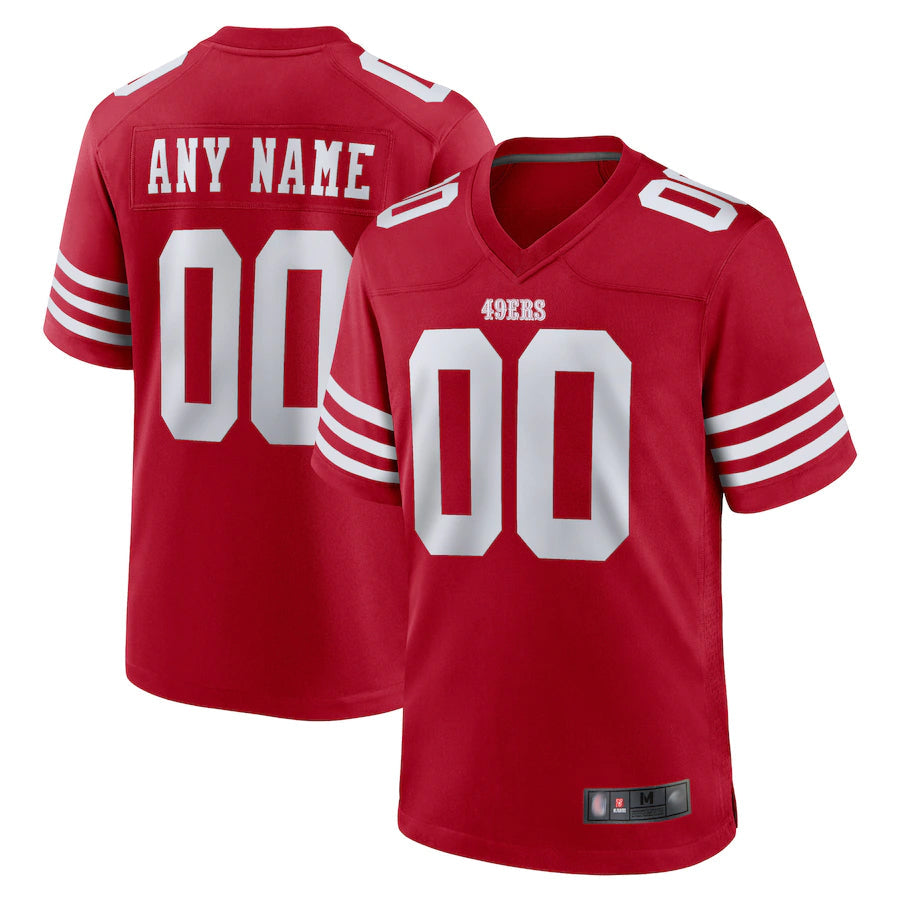 Choea Custom SF.49ers Game Home Stitched Jerseys