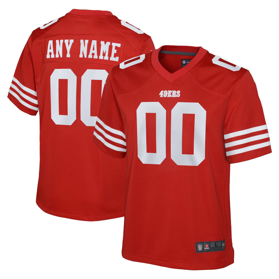 Choea Custom SF.49ers Game Team Colour Stitched Jerseys