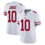 Choea SF.49ers #10 Mac Jones Player White Limited Vapor Untouchable Home Game Stitched Jerseys