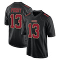 Choea SF.49ers #13 Brock Purdy Player Black Fashion Home Game Stitched Jerseys