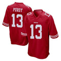 Choea SF.49ers #13 Brock Purdy Player Red Home Game Stitched Jerseys