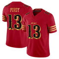 Choea SF.49ers #13 Brock Purdy Player Red Rivalries Vapor Limited Home Game Stitched Jerseys