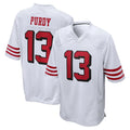 Choea SF.49ers #13 Brock Purdy Player White Limited Alternate Home Game Stitched Jerseys