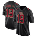 Choea SF.49ers #19 Deebo Samuel Sr. Player Black Fashion Home Game Stitched Jerseys