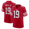 Choea SF.49ers #19 Deebo Samuel Sr. Player Red Game Home Stitched Jerseys