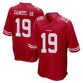 Choea SF.49ers #19 Deebo Samuel Sr. Player Red Home Game Stitched Jerseys