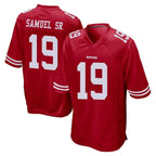 Choea SF.49ers #19 Deebo Samuel Sr. Player Red Home Game Stitched Jerseys