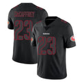 Choea SF.49ers #23 Christian McCaffrey Player Black Impact Limited Home Game Stitched Jerseys