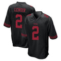 Choea SF.49ers #2 Deommodore Lenoir Player Black Alternate Home Game Stitched Jerseys