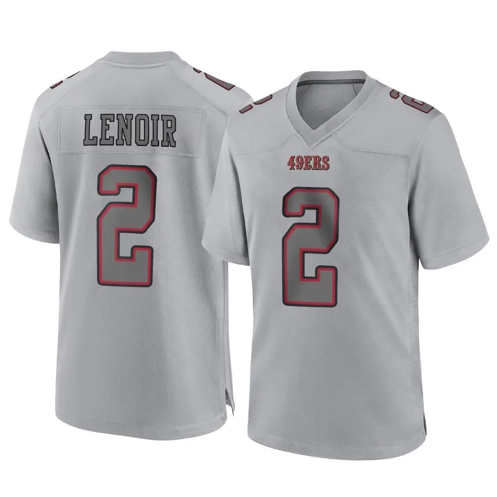 Choea SF.49ers #2 Deommodore Lenoir Player Gray Atmosphere Fashion Home Game Stitched Jerseys