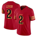Choea SF.49ers #2 Deommodore Lenoir Player Red Rivalries Vapor Limited Home Game Stitched Jerseys