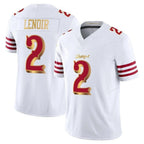Choea SF.49ers #2 Deommodore Lenoir Player White 2025 Rivalries Collection Game Limited Stitched Jerseys