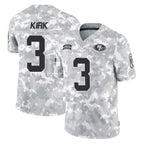 Choea SF.49ers #3 Christian Kirk Player Arctic Camo Limited Salute To Service Home Game Stitched Jerseys