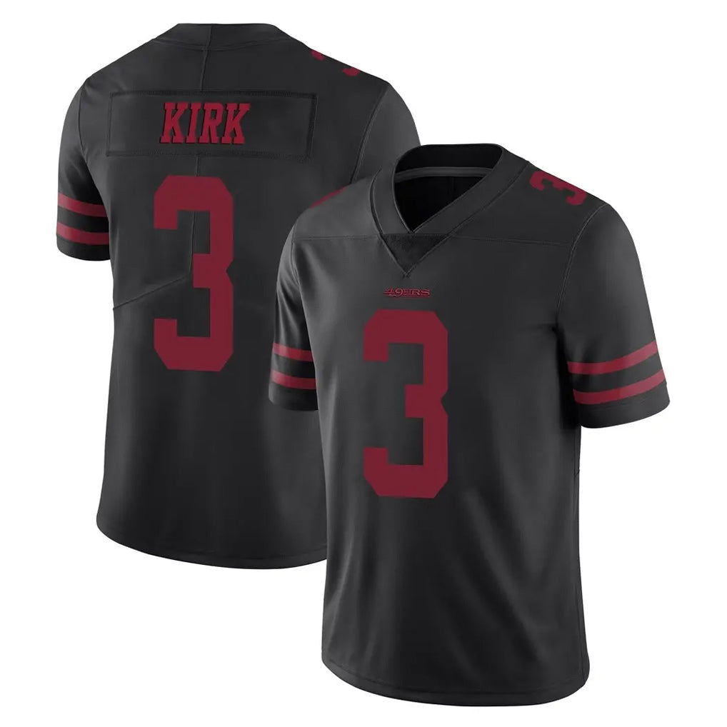 Choea SF.49ers #3 Christian Kirk Player Black Alternate Limited Vapor Untouchable Home Game Stitched Jerseys