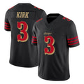 Choea SF.49ers #3 Christian Kirk Player Black Limited Rivalries Collection Home Game Stitched Jerseys