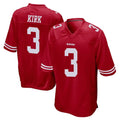 Choea SF.49ers #3 Christian Kirk Player Red Home Game Stitched Jerseys