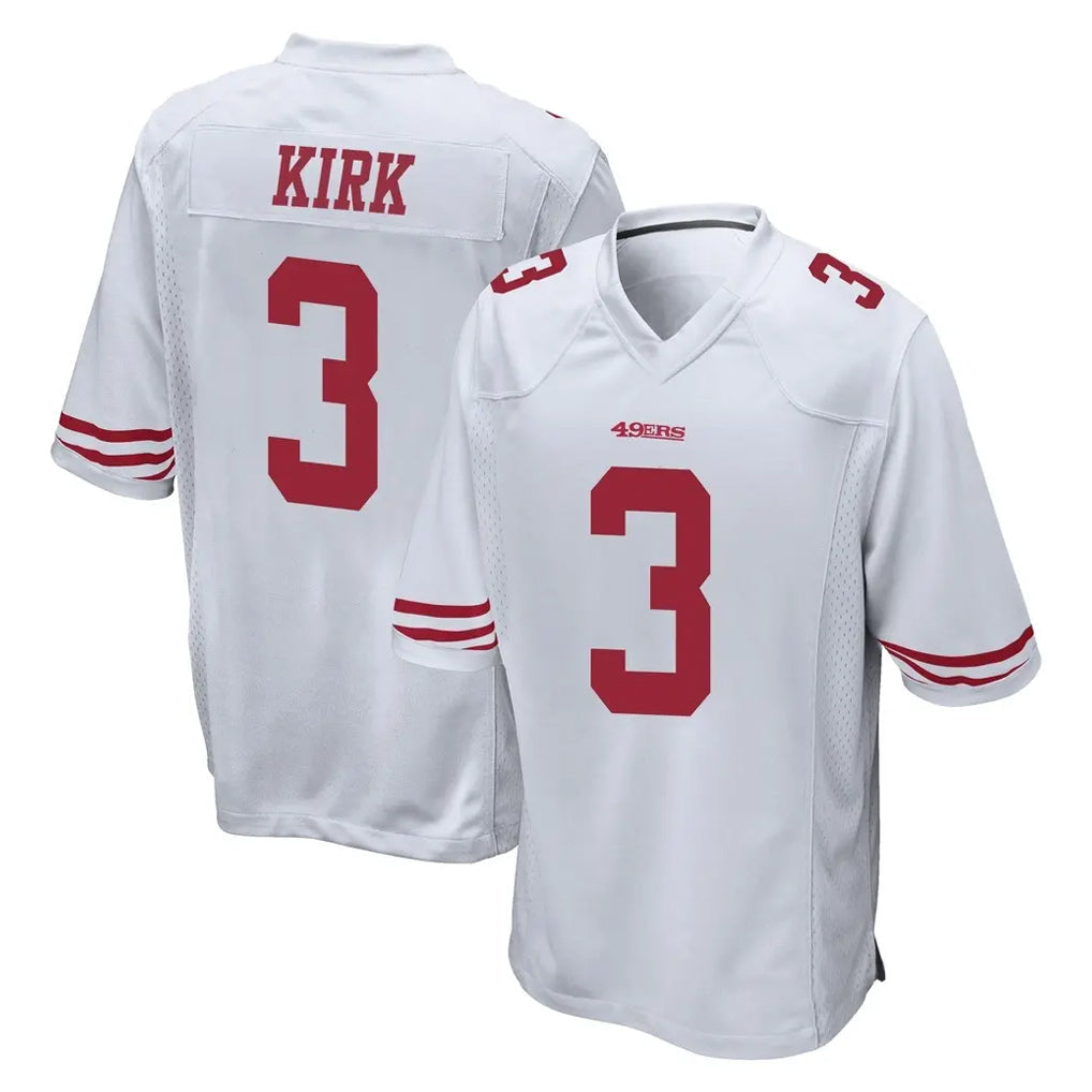 Choea SF.49ers #3 Christian Kirk Player White Home Game Stitched Jerseys