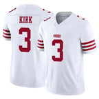 Choea SF.49ers #3 Christian Kirk Player White Limited Vapor F.U.S.E. Home Game Stitched Jerseys