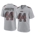 Choea SF.49ers #44 Kyle Juszczyk Player Gray Atmosphere Fashion Home Game Stitched Jerseys