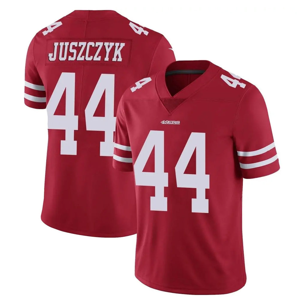 Choea SF.49ers #44 Kyle Juszczyk Player Red Limited Vapor Untouchable Home Game Stitched Jerseys