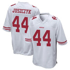 Choea SF.49ers #44 Kyle Juszczyk Player White Home Game Stitched Jerseys
