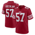 Choea SF.49ers #57 Dre Greenlaw Player Red Game Home Stitched Jerseys