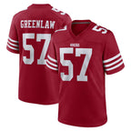 Choea SF.49ers #57 Dre Greenlaw Player Red Game Home Stitched Jerseys