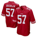 Choea SF.49ers #57 Dre Greenlaw Player Red Home Game Stitched Jerseys