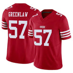 Choea SF.49ers #57 Dre Greenlaw Player Red Limited Vapor F.U.S.E. Home Game Stitched Jerseys