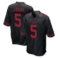 Choea SF.49ers #5 Mike Evans Player Black Alternate Home Game Stitched Jerseys