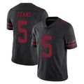 Choea SF.49ers #5 Mike Evans Player Black Alternate Limited Vapor Untouchable Home Game Stitched Jerseys