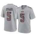 Choea SF.49ers #5 Mike Evans Player Gray Atmosphere Fashion Home Game Stitched Jerseys
