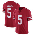 Choea SF.49ers #5 Mike Evans Player Red Limited Vapor Untouchable Home Game Stitched Jerseys