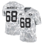 Choea SF.49ers #68 Colton McKivitz Player Arctic Camo Limited Salute To Service Home Game Stitched Jerseys