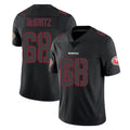 Choea SF.49ers #68 Colton McKivitz Player Black Impact Limited Home Game Stitched Jerseys