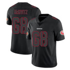 Choea SF.49ers #68 Colton McKivitz Player Black Impact Limited Home Game Stitched Jerseys