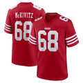 Choea SF.49ers #68 Colton McKivitz Player Red Game Home Stitched Jerseys