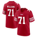 Choea SF.49ers #71 Trent Williams Player Red Game Home Stitched Jerseys