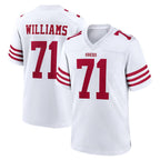 Choea SF.49ers #71 Trent Williams Player White Game Home Stitched Jerseys