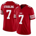 Choea SF.49ers #7 De'Zhaun Stribling Player Red Limited Vapor F.U.S.E. Home Game Stitched Jerseys