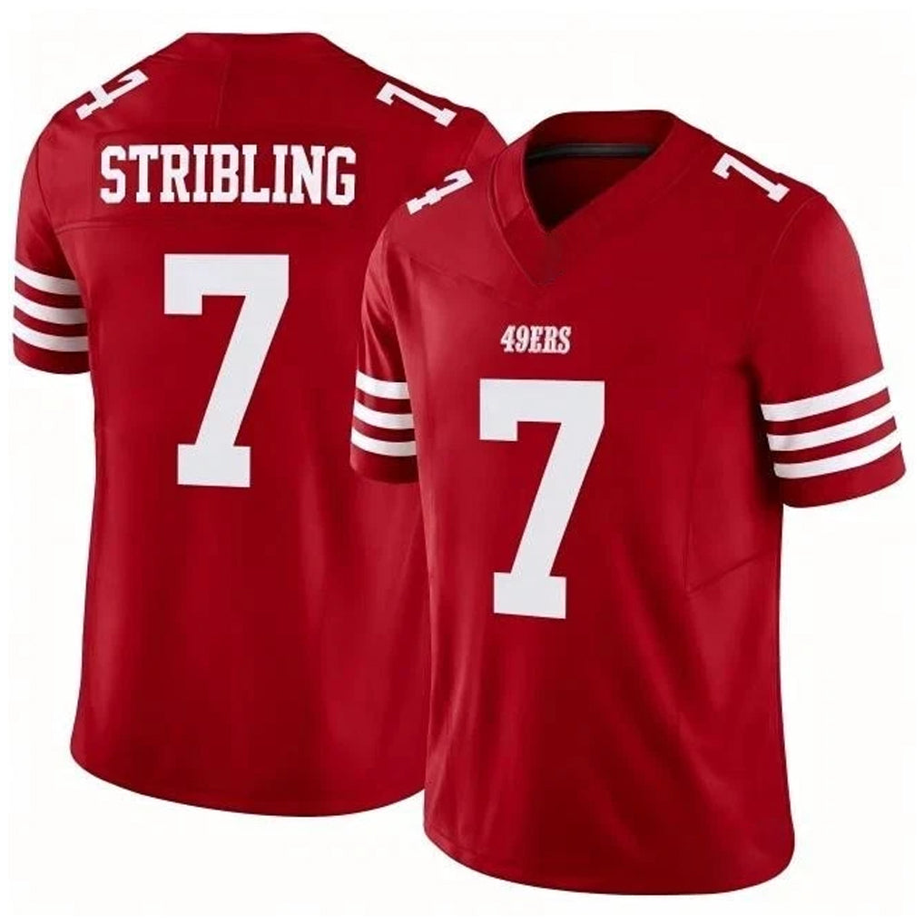 Choea SF.49ers #7 De'Zhaun Stribling Player Red Limited Vapor F.U.S.E. Home Game Stitched Jerseys