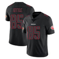 Choea SF.49ers #85 George Kittle Player Black Impact Limited Home Game Stitched Jerseys